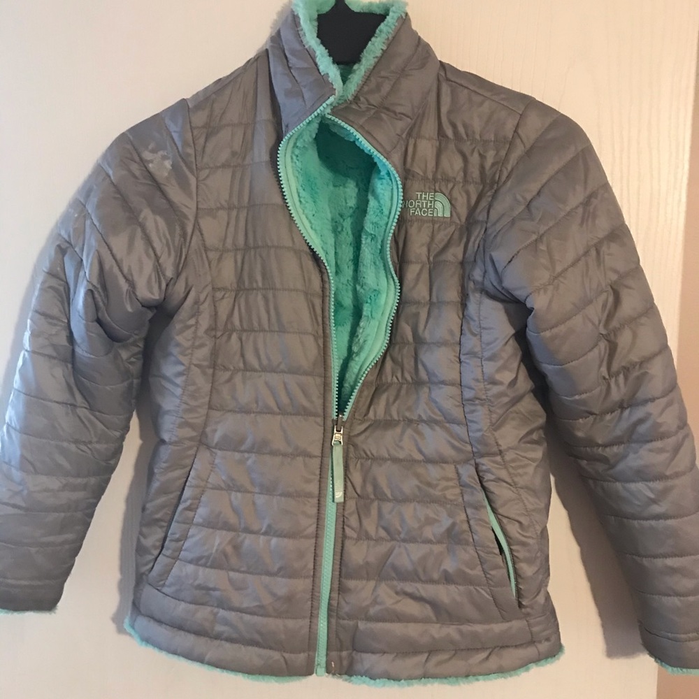 North Face 14/16 reversible jacket